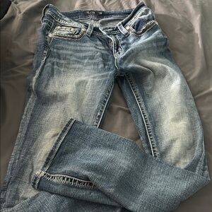 Miss Me Faded Blue Boot Cut Jeans